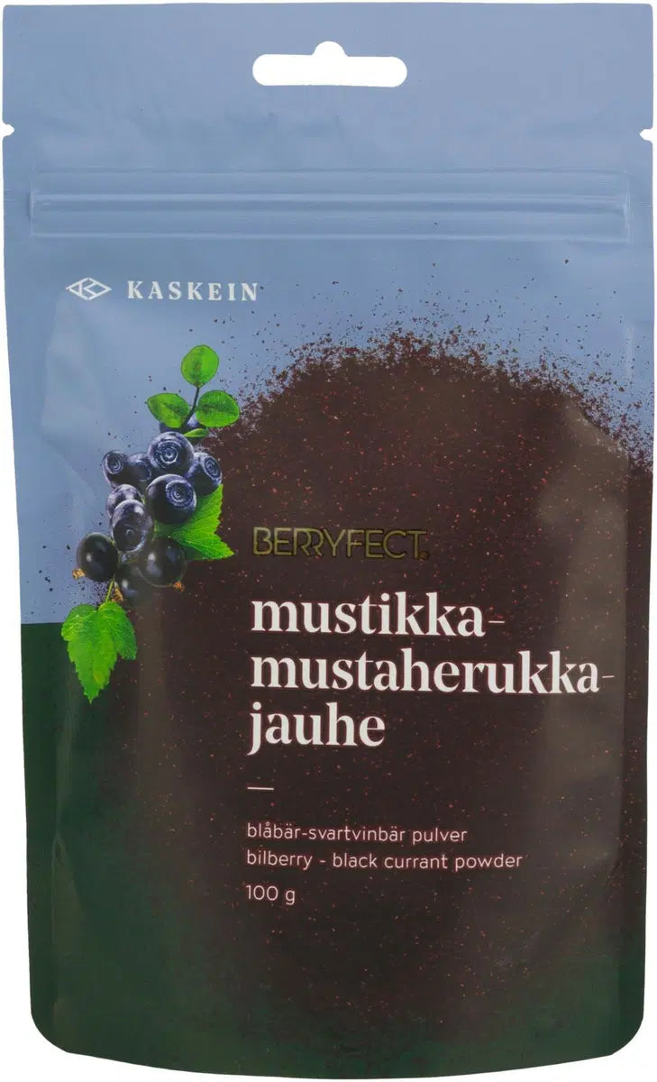 Kaskein Berryfect blueberry-blackcurrant powder 100 g