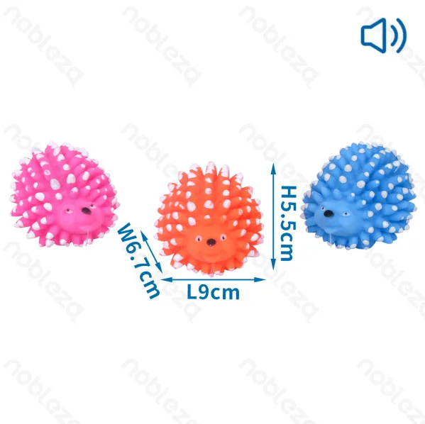 2#HEDGEHOG L9*W6.7*H5.5CM PINK/ORANGE/BLUE