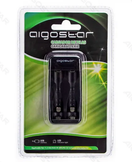 Battery Charger 2(AA/AAA) Black