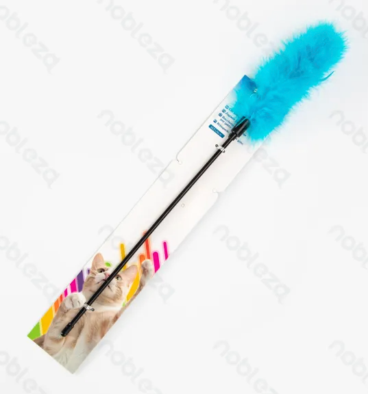 CAT AMUSING STICK L26CM PINK/ORANGE/GREEN/BLUE, leave comment for color wish