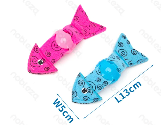 CAT TOYS L13*W5CM PINK/BLUE