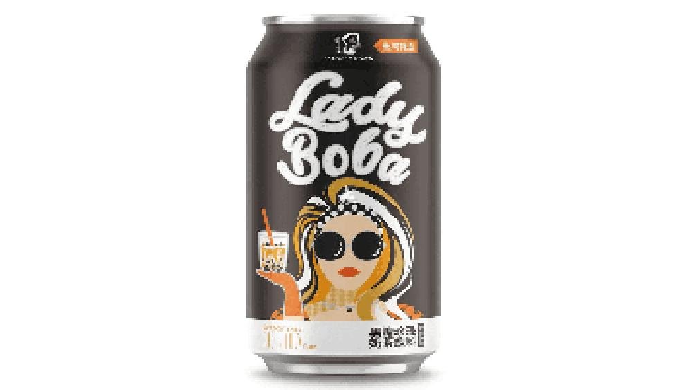 Madam Hong/LADY BOBA brown sugar milk tea/珍珠黑糖奶茶 315ml