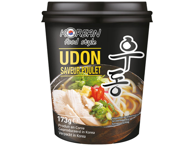 Korean Food Style Pre Cooked Noodles Chicken 173g