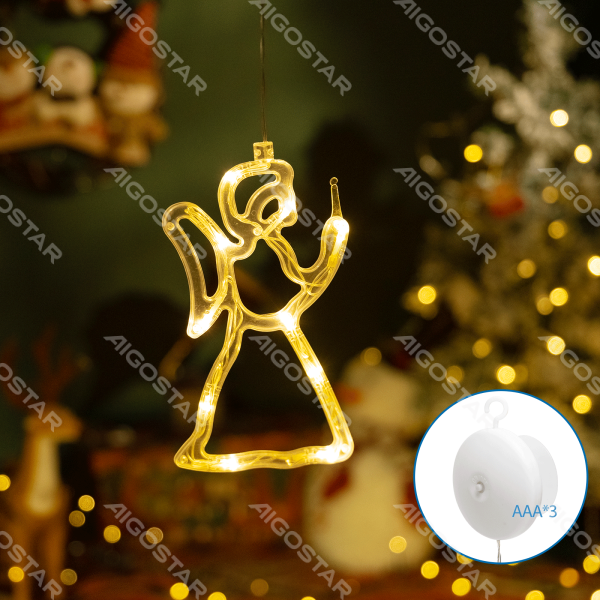 3AAA Angel Ornament Light, Warm Light