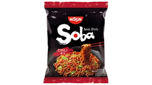 Nissin/Nissin Instant SOBA Chili-nuudeli 111g/日清香辣炒面 111g/Nissin pikasoba chili-makuisena 111g