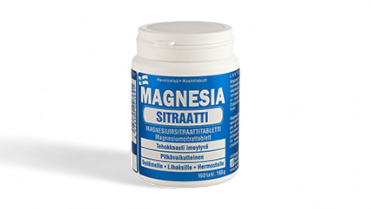 Magnesia Sitraatti 160 tabl
