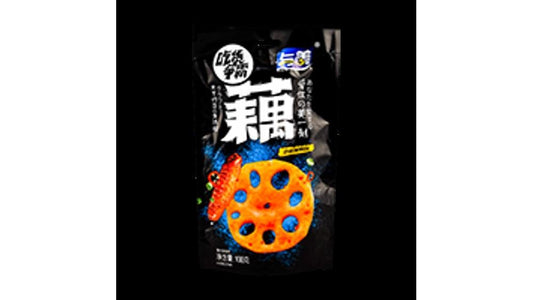 Yumei/Lotus Root Chips Duck Flavor 100g/与美藕片黑鸭味 100g/Lotusjuurilastut ankka maku 100g