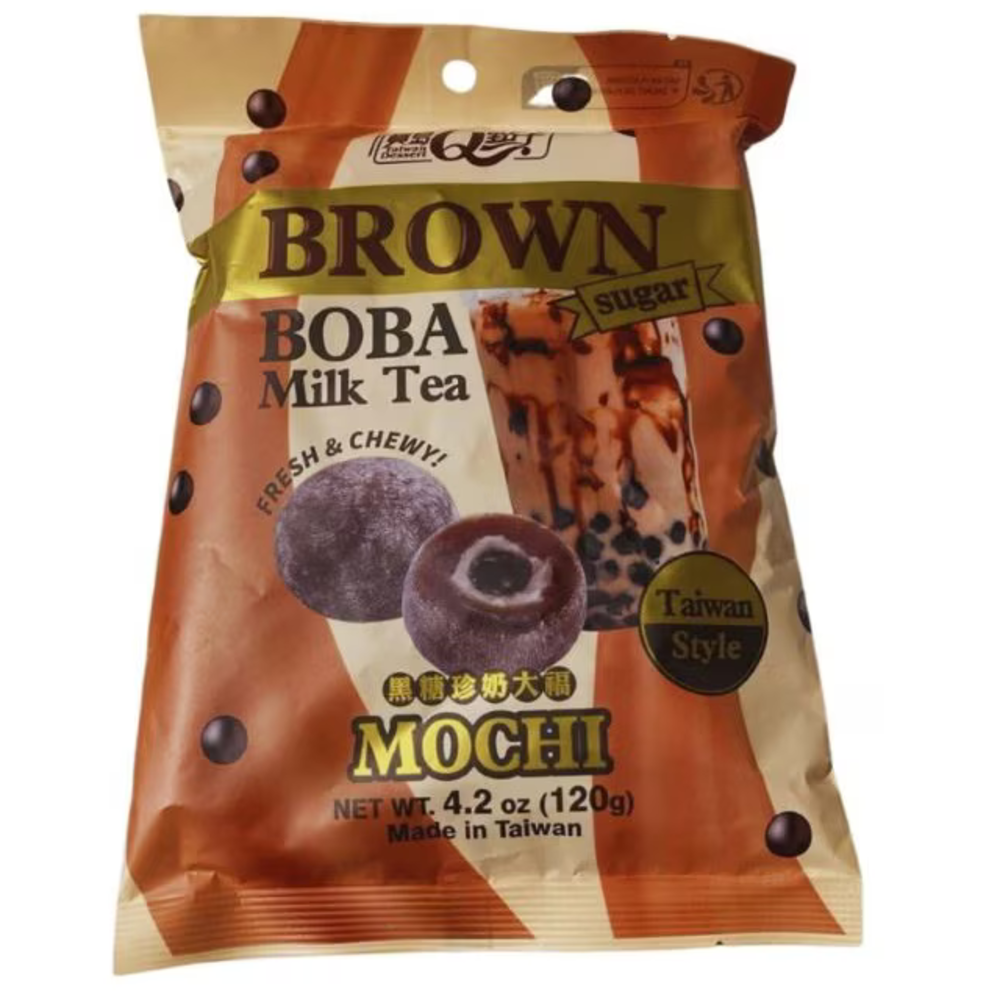 Q Mochi Brown Sugar Boba Milk Tea Mochi 120g