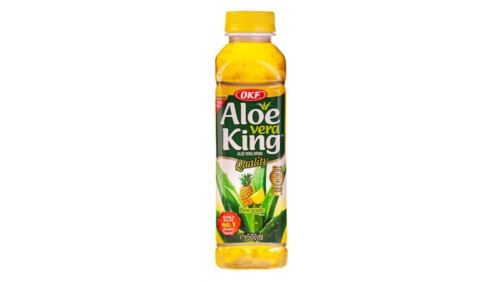 OKF/OKF Aloe Vera drink pineapple/韩国芦荟汁菠萝味 500ml