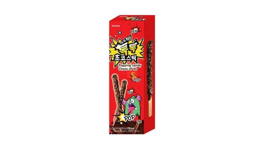Sunyoung/Sunyoung popping isot suklaa tikkuja /韩国跳跳糖巧克力棒 54g