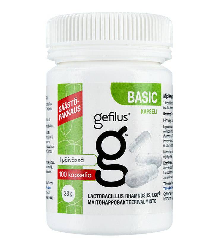 Gefilus Basic maitohappobakteerikapseli 100kaps