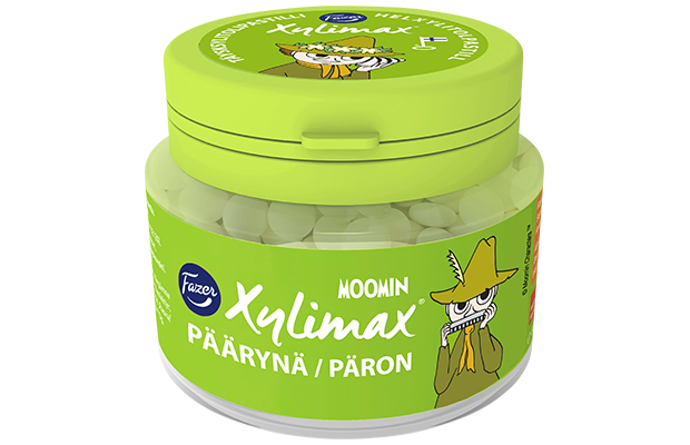 Fazer Xylimax Moomin pear pastille 90 g