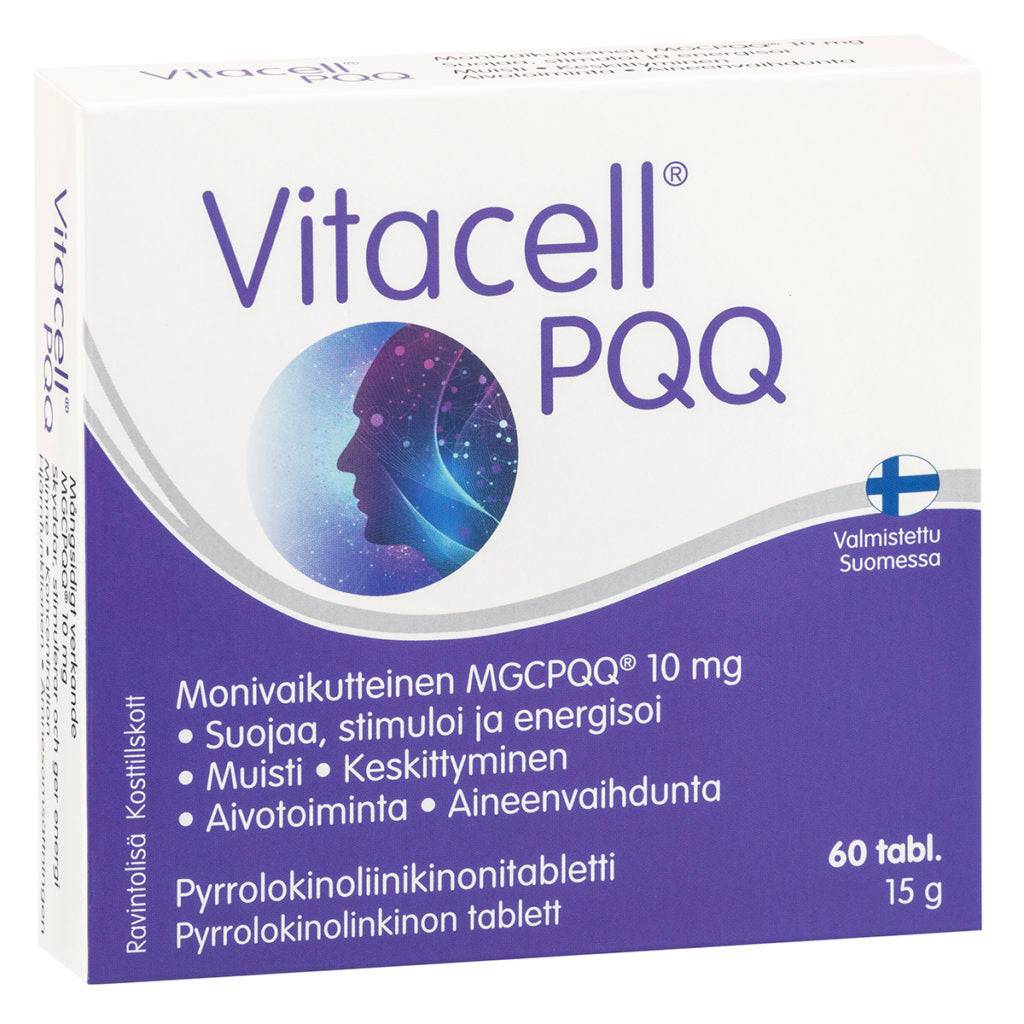 Hankintatukku Vitacell PQQ - Pyrrolokinoliinikinonitabletti 60 tabl