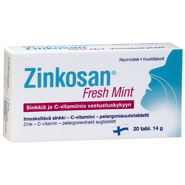 Zinkosan Freshmint 20 tabl. / 14 g