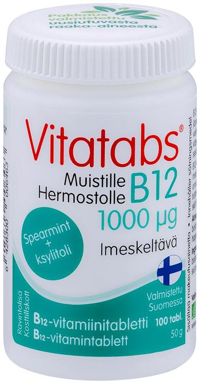Vitatabs B12 Spearmint 1000 µg 100 tabl. / 50 g