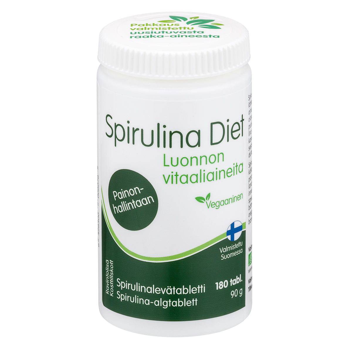 Hankintatukku Spirulina Diet - Spirulinalevätabletti 180 tabl
