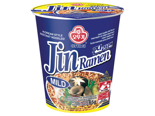 Ottogi Instant Noodles Jin Ramen Mild 65g