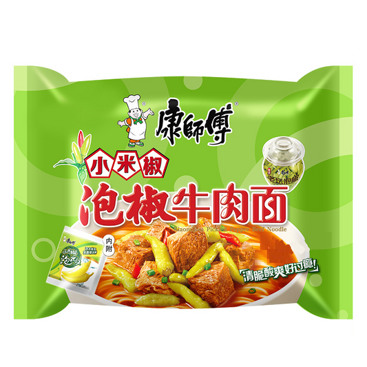 Master Kong Pickled Beef Noodles 109g