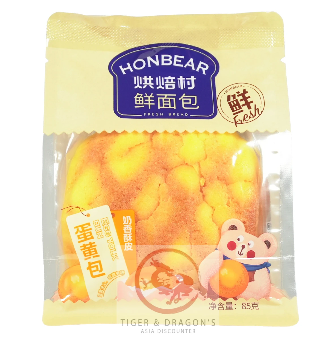 Honbear Fresh Milk Bread 85g