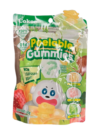 Cokoc Peelable Gummies Mixed Fruit 60g