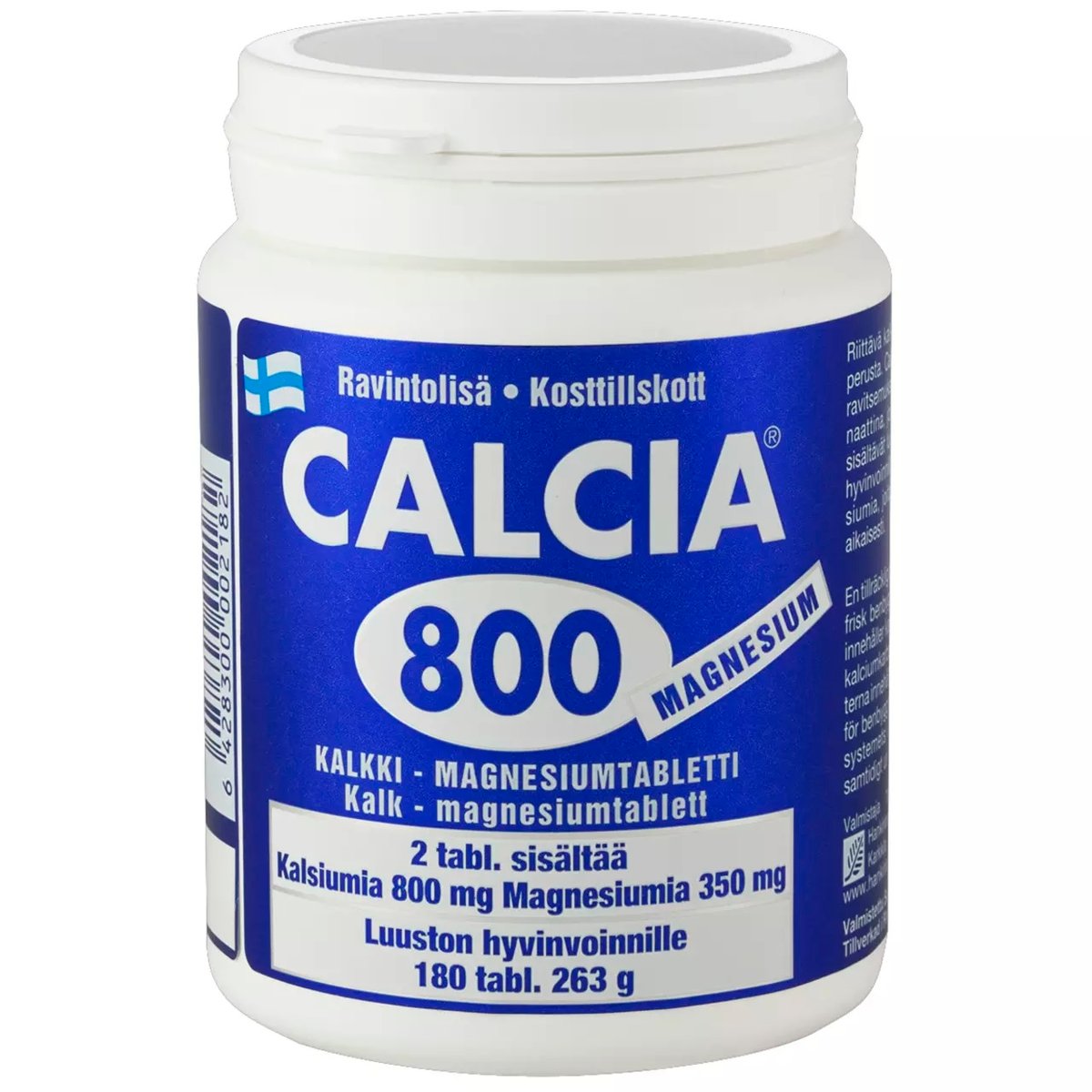 Calcia 800 Magnesium 180 tabl