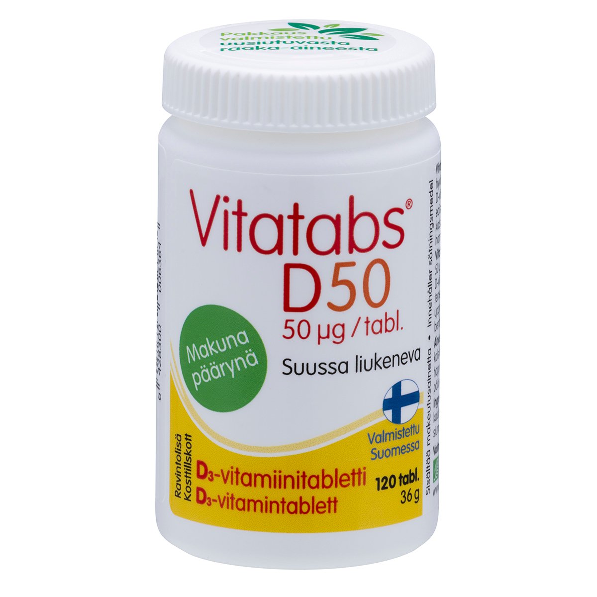 Vitatabs D 50 Päärynä 120 tabl