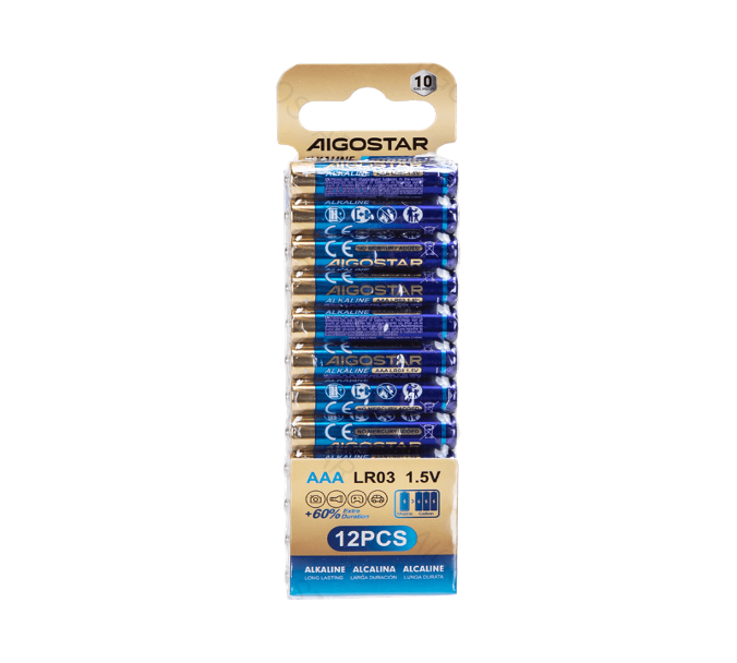Alkaline battery LR03(AAA) 1.5V 12pcs