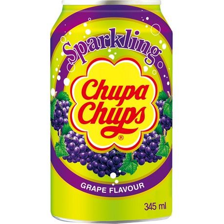 Chupa Chups Drink Sparkling Grape 345ml