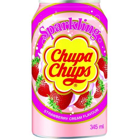 Chupa Chups Drink Strawberry & Cream 345ml