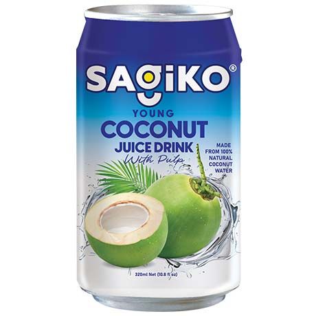 SAGIKO Young Coconut Drink with Pulp 320ml