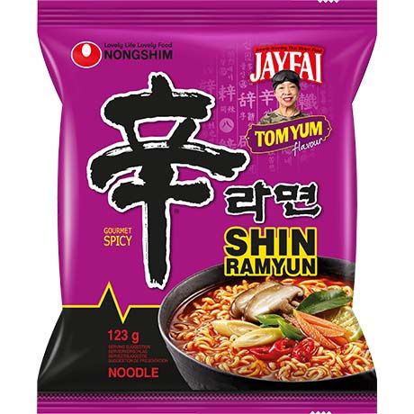 Nongshim Instant Noodles Shin Ramyun Tom Yum 123g