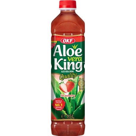 OKF Aloe Vera Drink Strawberry 1.5 L