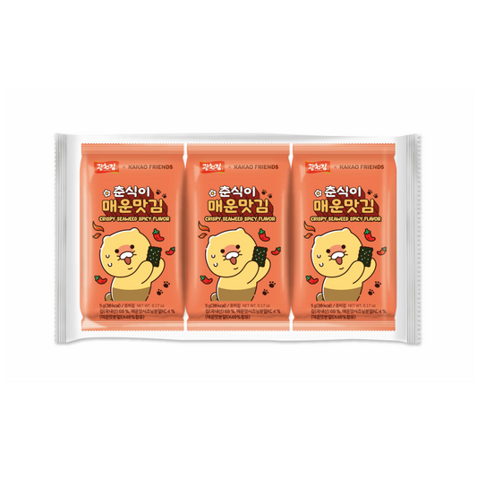 Kwangcheon Kakao Friends Seaweed spicy flavor 3x5g