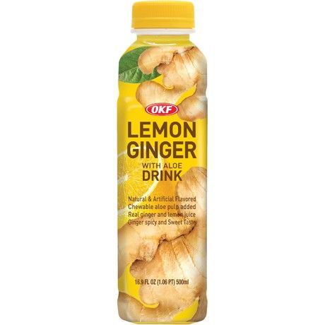 OKF Lemon Ginger With Aloe Drink 500ml