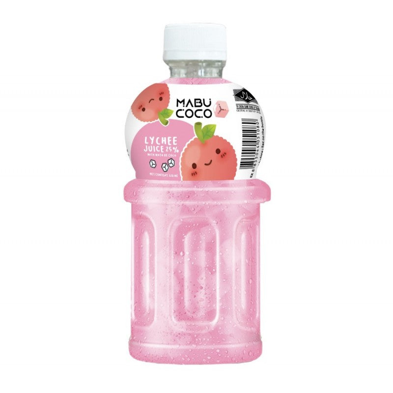 Mabu Coco Lychee Juice With Nata De Coco 320ml