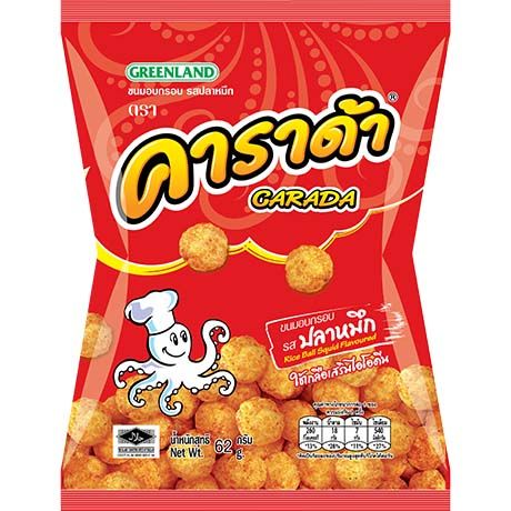 CARADA Rice Balls Squid Flavor 62g