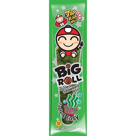Taokaenoi Seaweed Snack Big Roll Original 3g