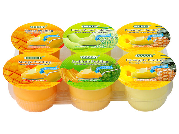 Cocon Fruit Pudding Nata de Coco with Cubes 708g