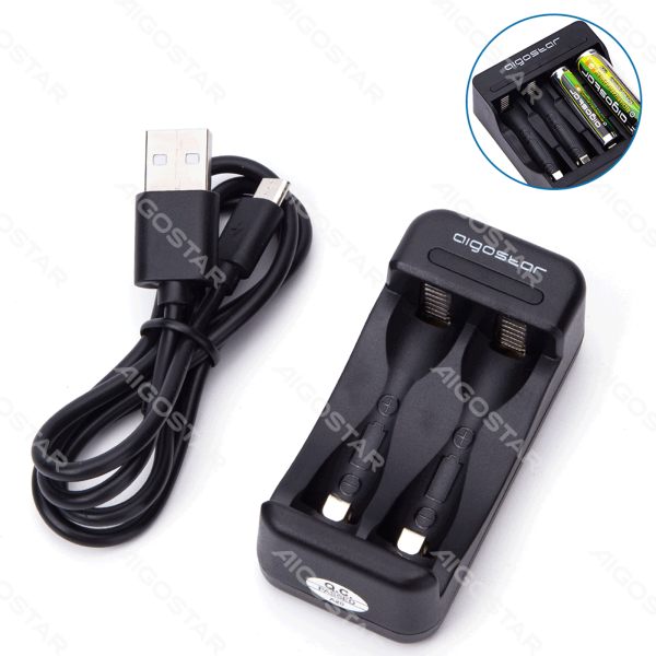 Battery Charger 2(AA/AAA) Black