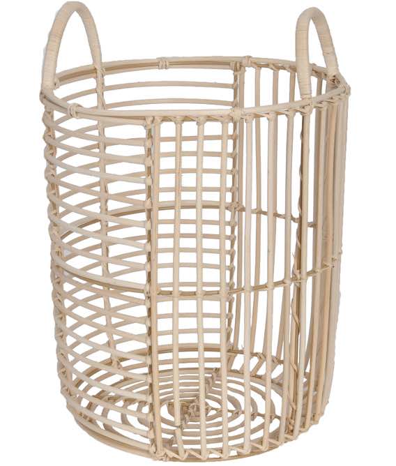 HTLB-2 Natual White Classic Pyykkikori 30x40cm