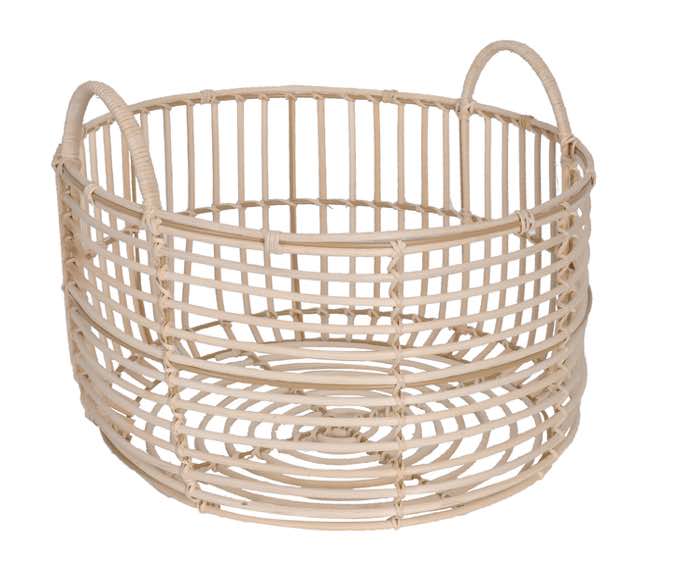 HTLB-3B Natual White Classic Pyykkikori 32x25cm