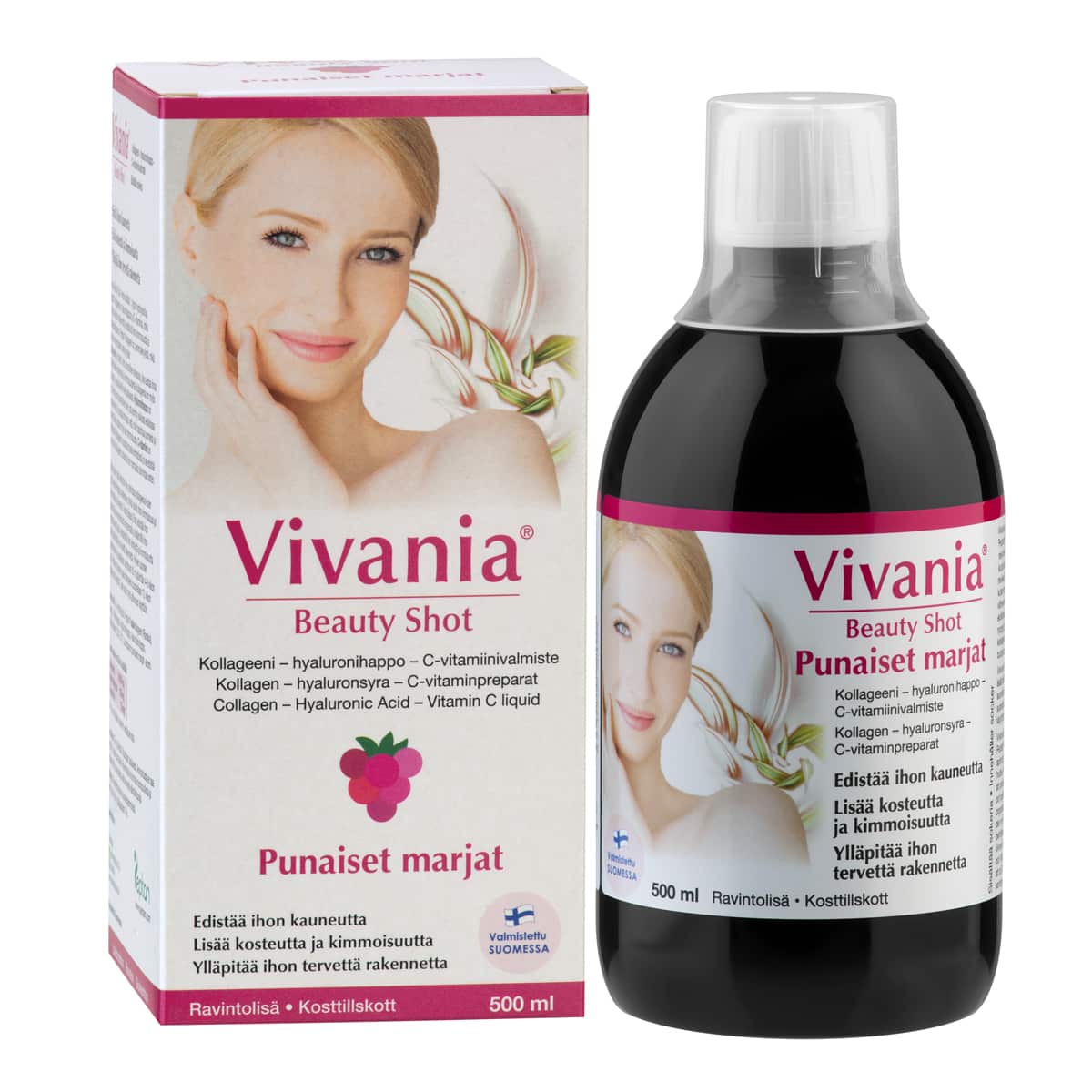 Vivania Beauty Shot Red Berries Flavor 500 ml