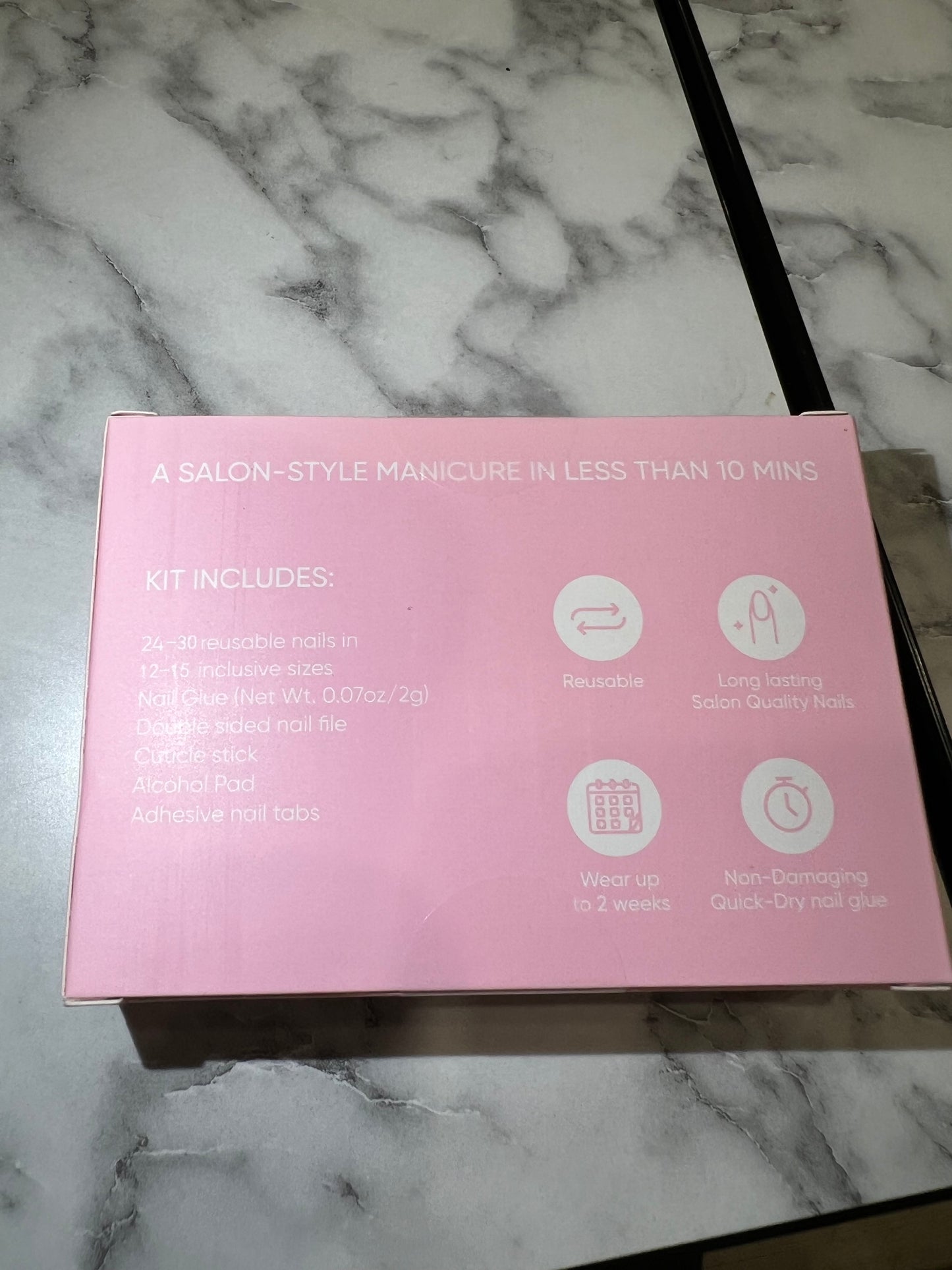 Speedy Nails ranskalainen aikuistyylinen setti (30-32 kpl, sisältää kaikki tarvikkeet)