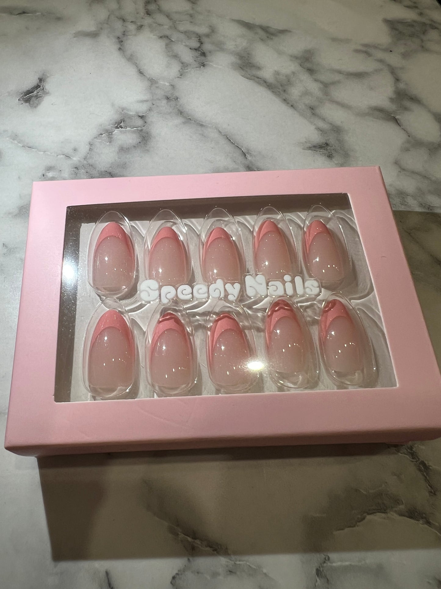 Speedy Nails ranskalainen aikuistyylinen setti (30-32 kpl, sisältää kaikki tarvikkeet)