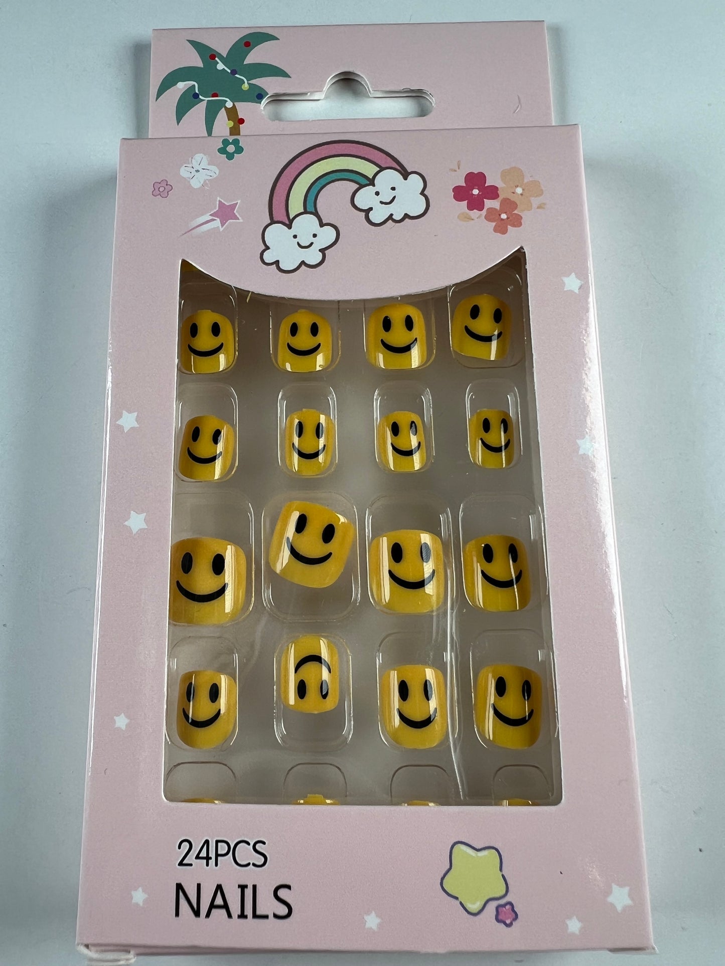 Speedy Nails Child-style Set (24 pcs, No Adhesive Needed) for 4+ years old