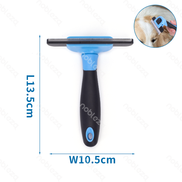Pet shedding brush(Blue&Black)