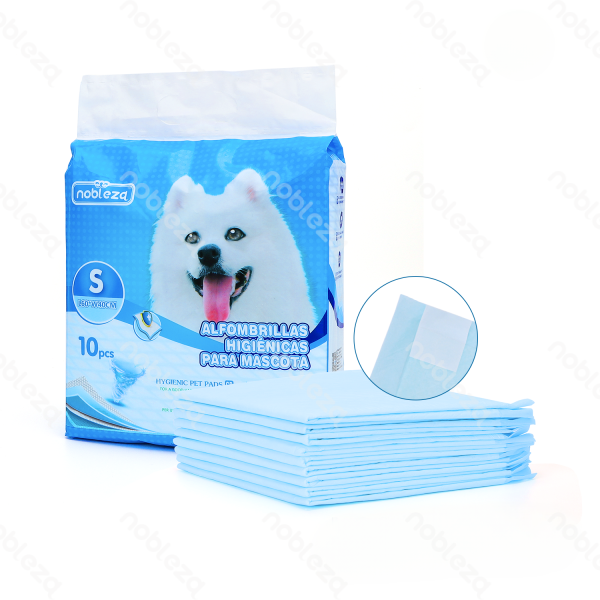 PET PAD WITH ADHESIVE TAPE STICKERS L60*W40CM WHITE&BLUE 10PCS/BAG