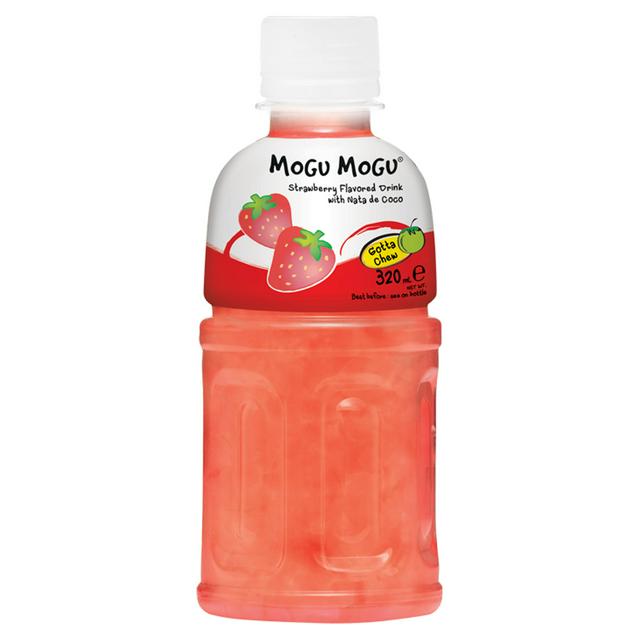 Mogu Mogu mansikkajuoma Nata de Cocon kanssa 320ml