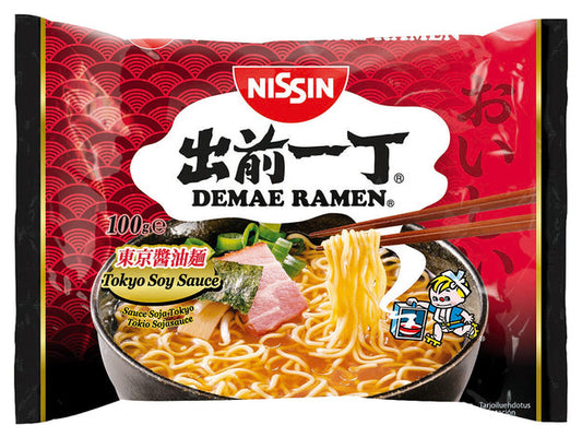 Nissin Demae Ramen Instant Noodles Tokyo Soy 100g
