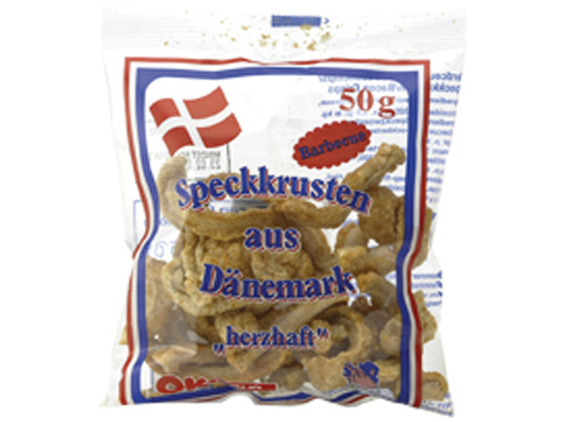 OK SNACKS Fried Pork Rind BBQ 50g